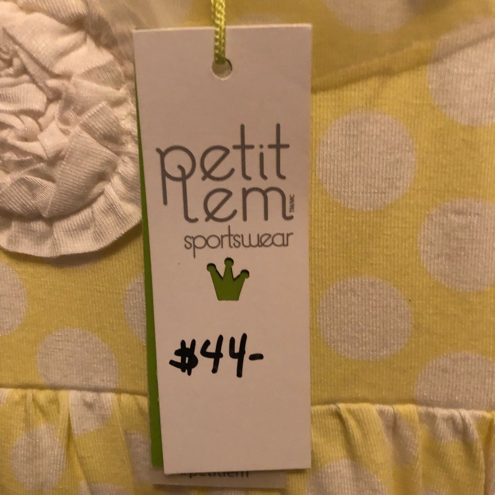 Petit Lem Yellow Polkadot Dress - Picture 4 of 4